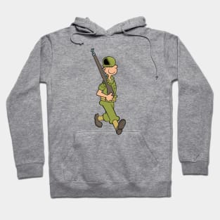 Marching at Camp Swampy Hoodie